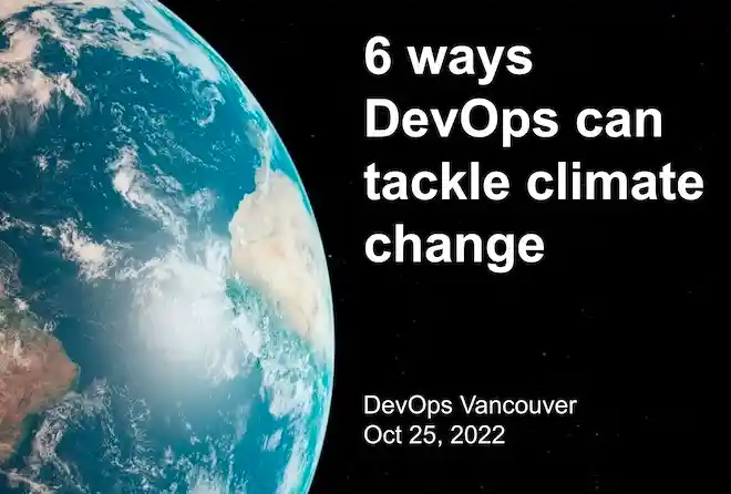 6 ways DevOps can tackle climate change